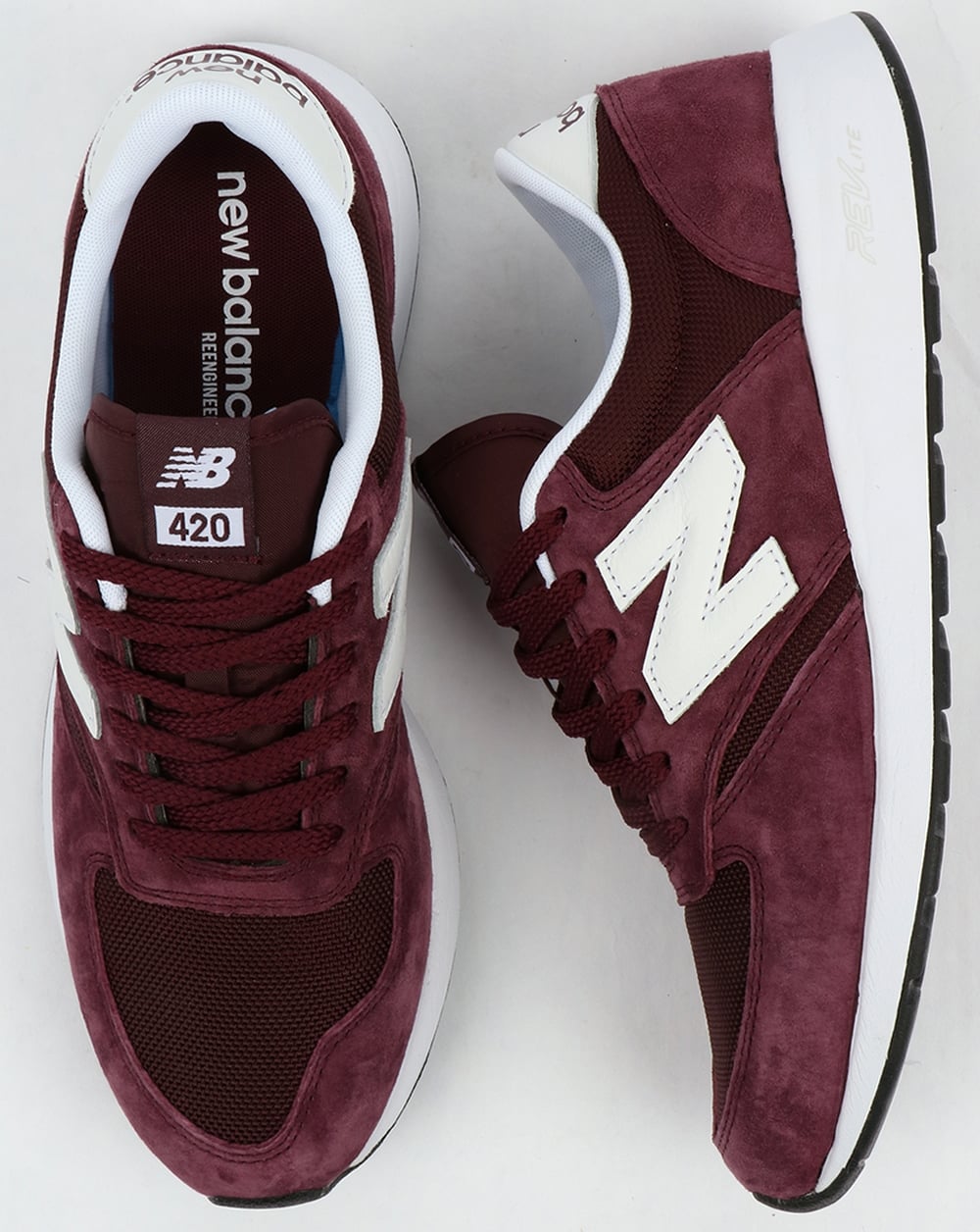 New Balance 420 Re-engineered Trainers Burgundy