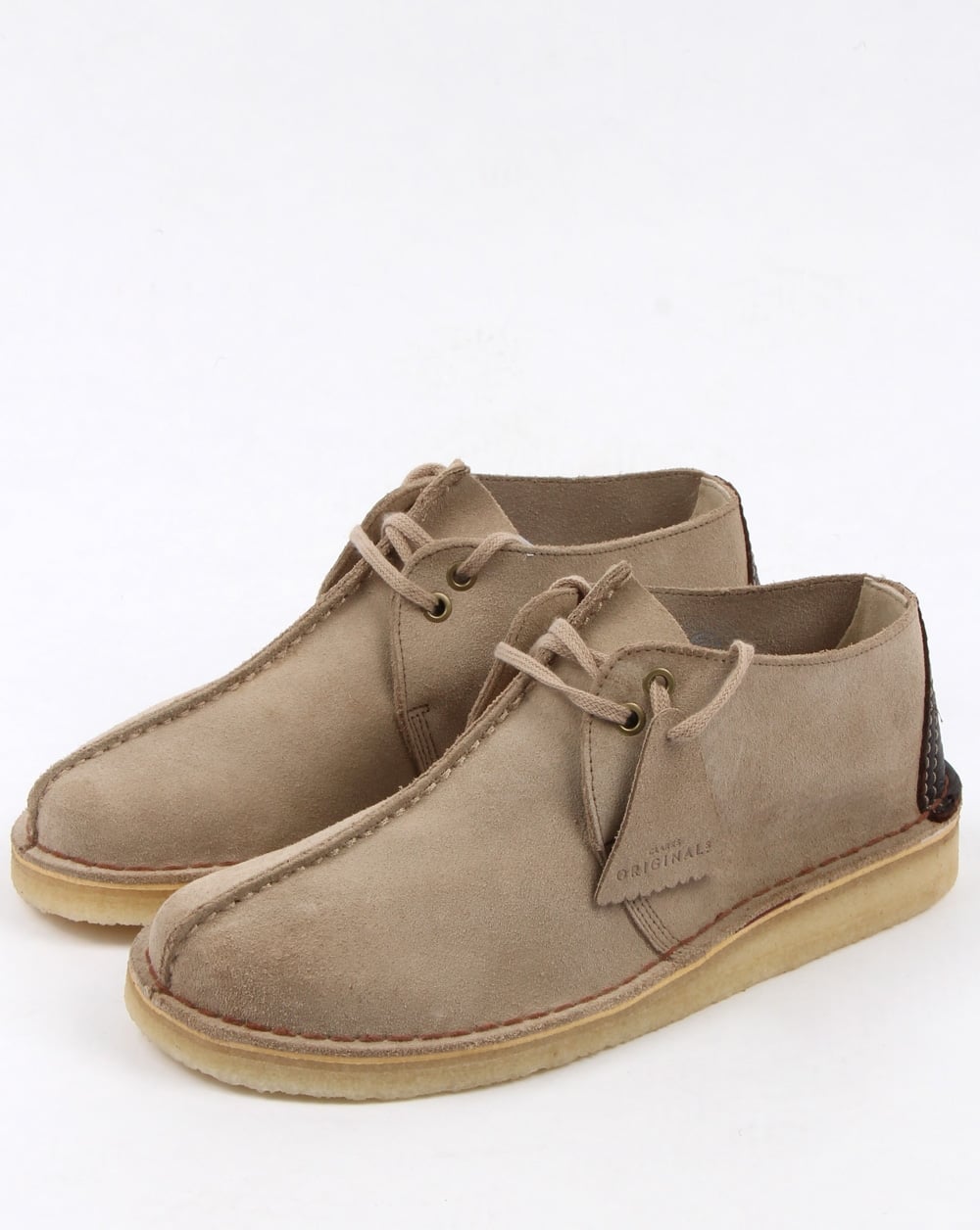 Clarks Originals Desert Trek Suede Shoes Sand