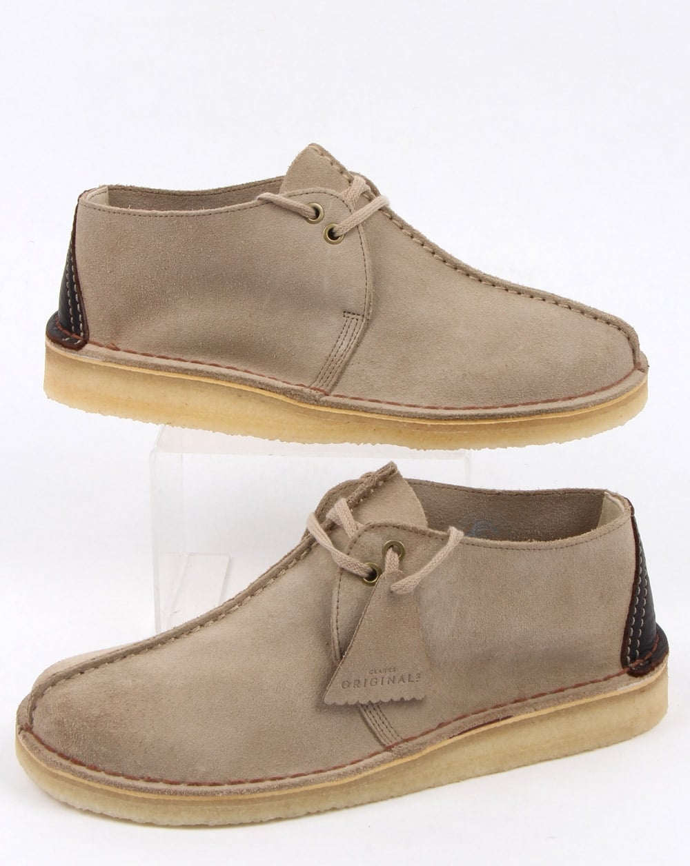 Clarks Originals Desert Trek Suede Shoes Sand