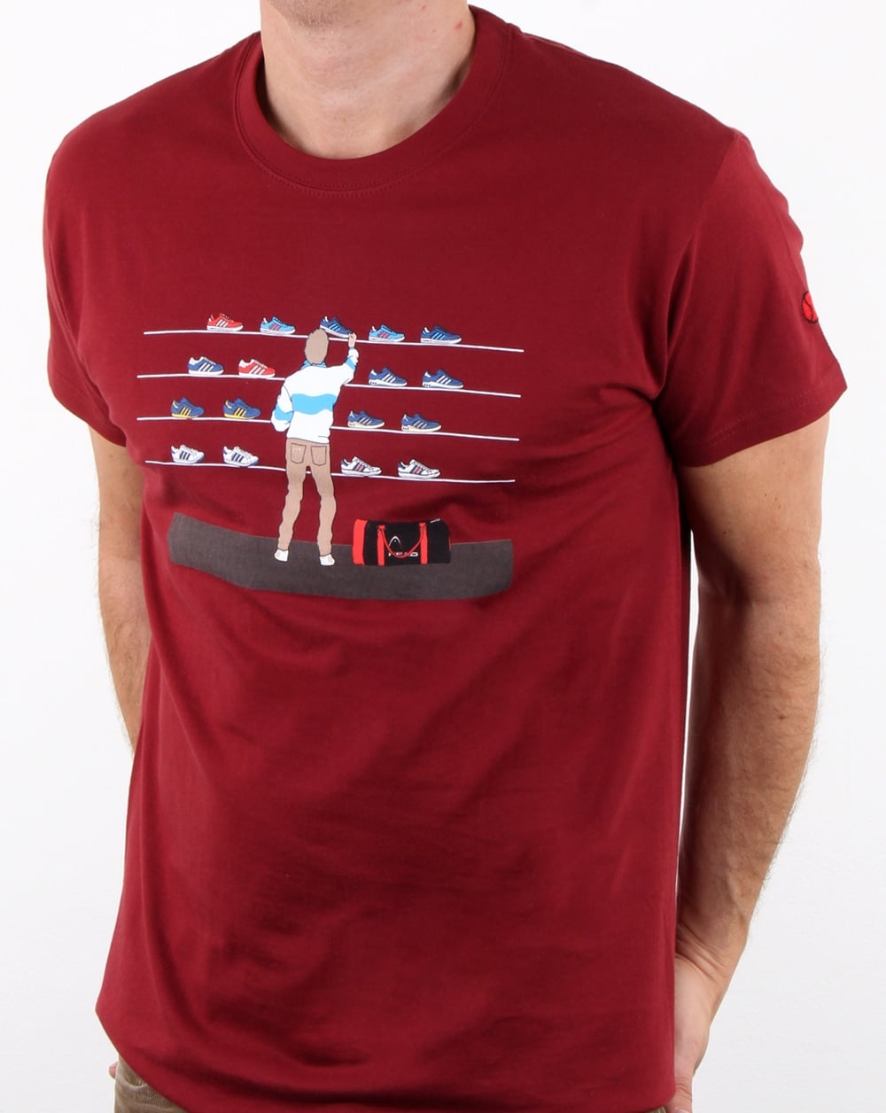 Eighties Tales Of Train Journeys T Shirt Red