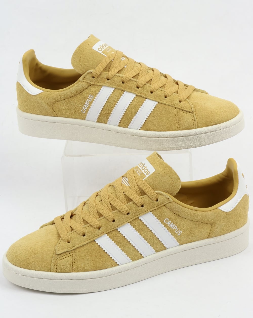 Adidas Campus Trainers Yellow/White