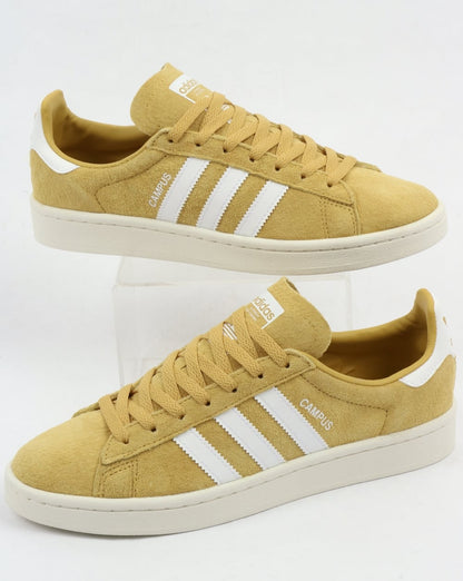 Adidas Campus Trainers Yellow/White