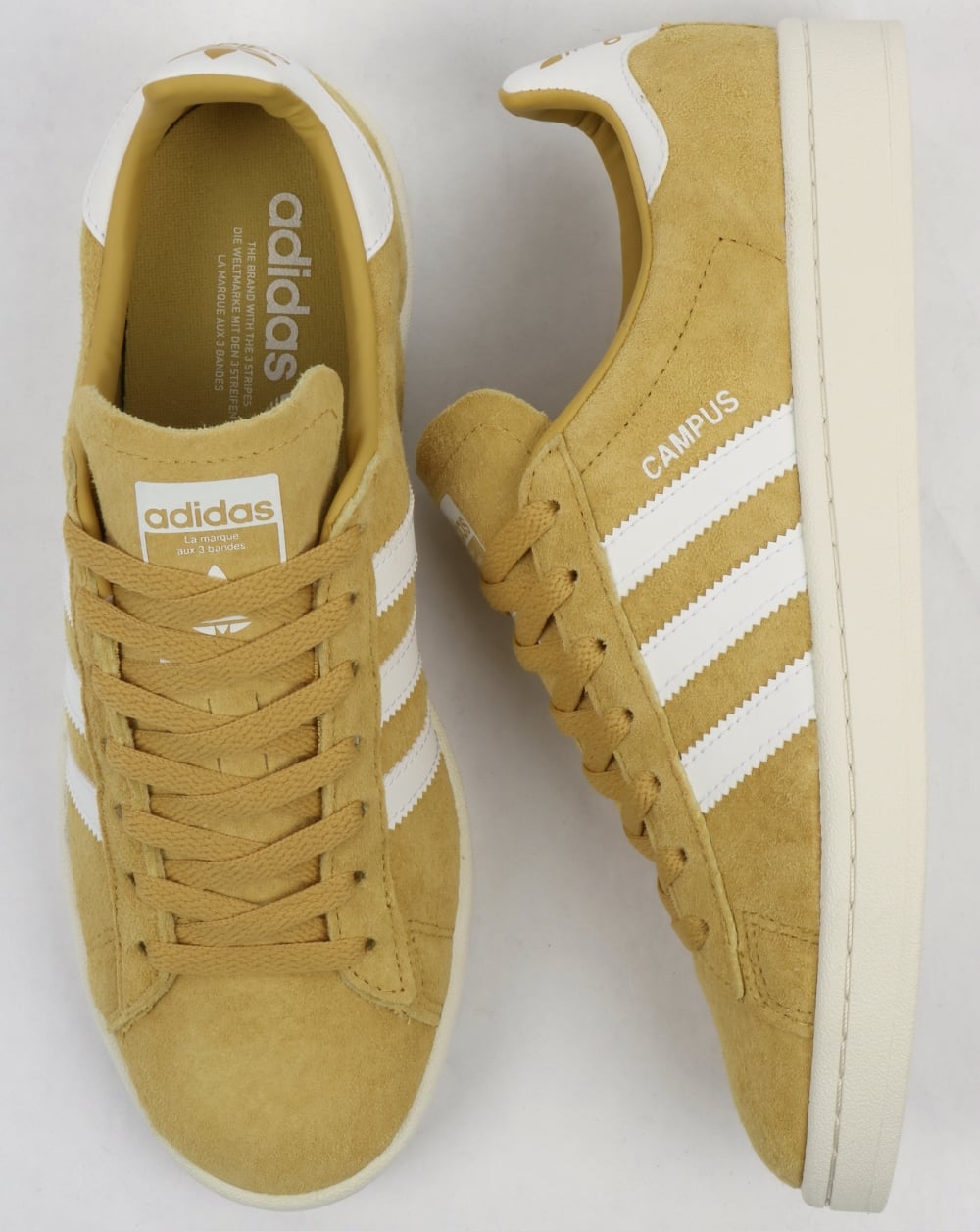 Adidas Campus Trainers Yellow/White
