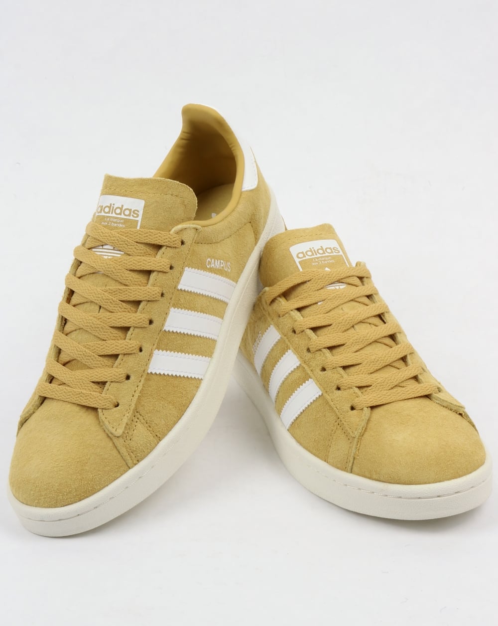 Adidas Campus Trainers Yellow/White