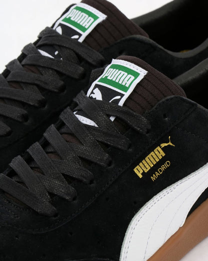 Puma Madrid Lux Trainers Black/White