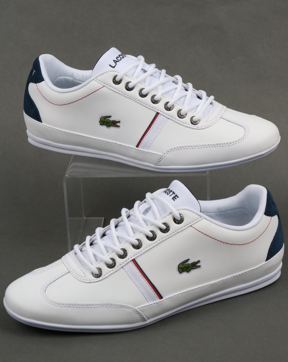 Lacoste Misano Sport Trainers White/Navy