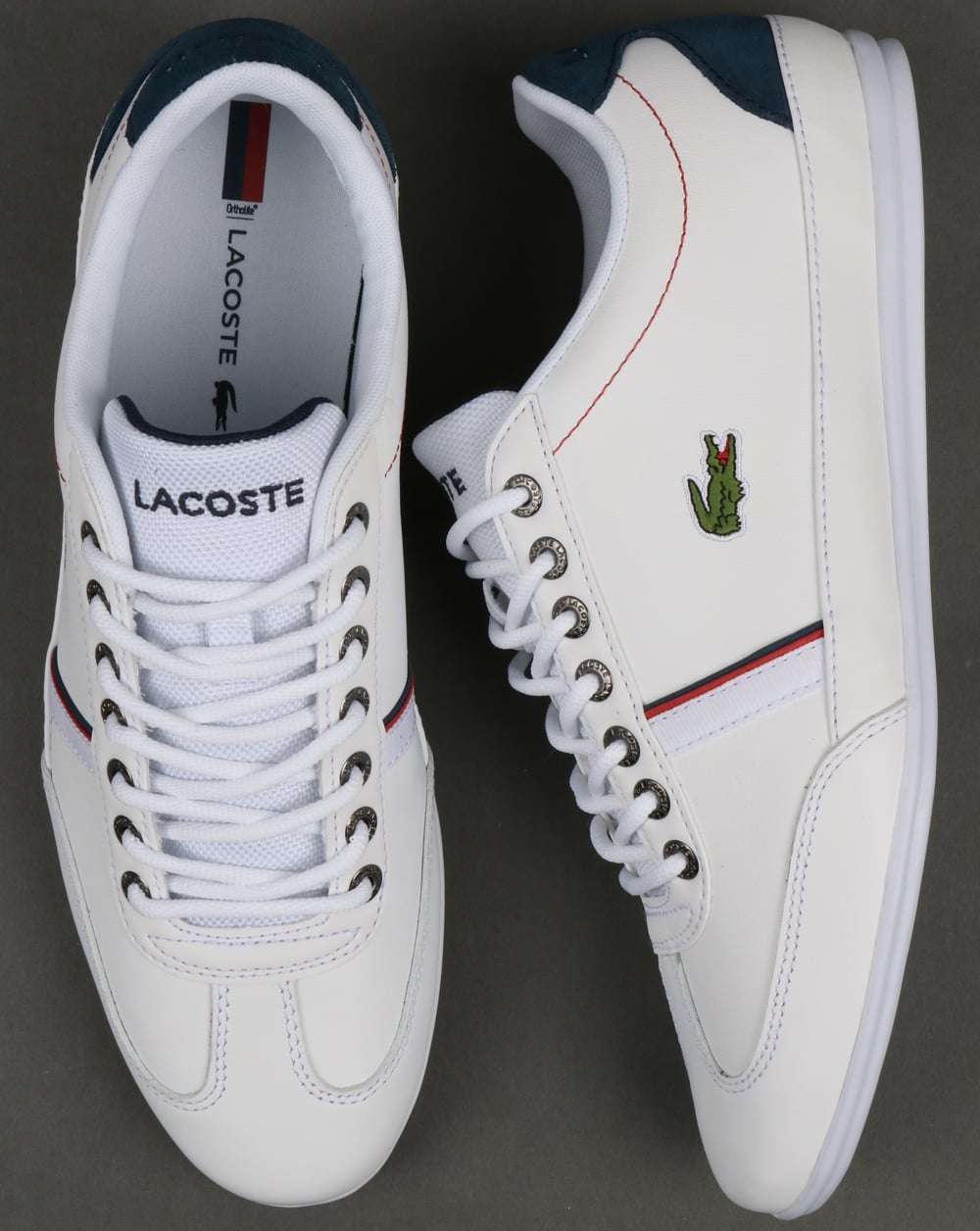 Lacoste Misano Sport Trainers White/Navy