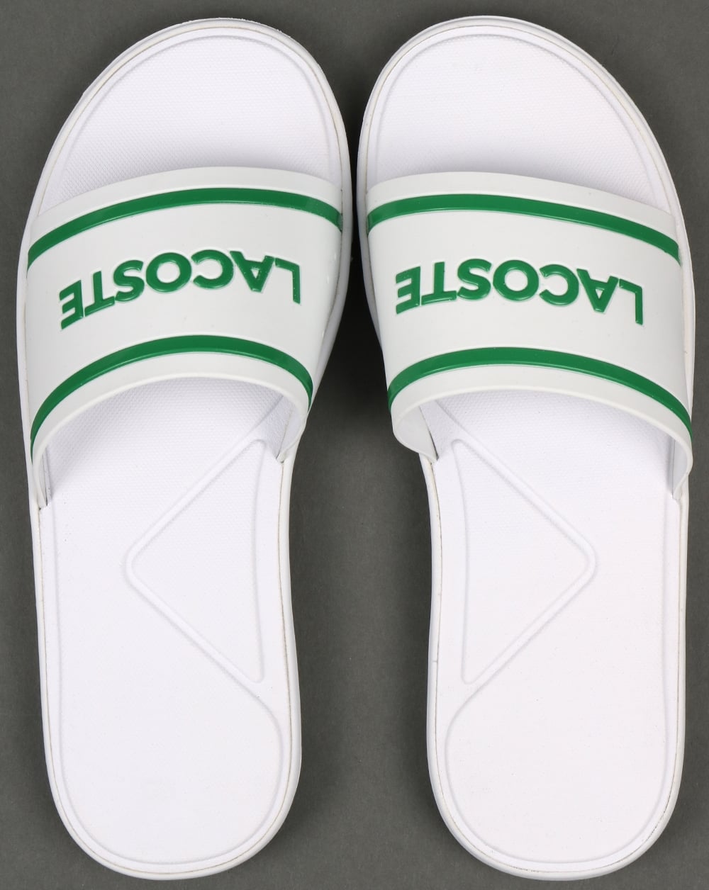 Lacoste Footwear L.30 Sliders White/Green