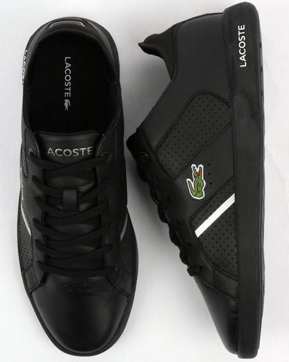 Lacoste Novas Trainers Black/Silver