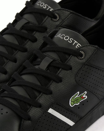 Lacoste Novas Trainers Black/Silver