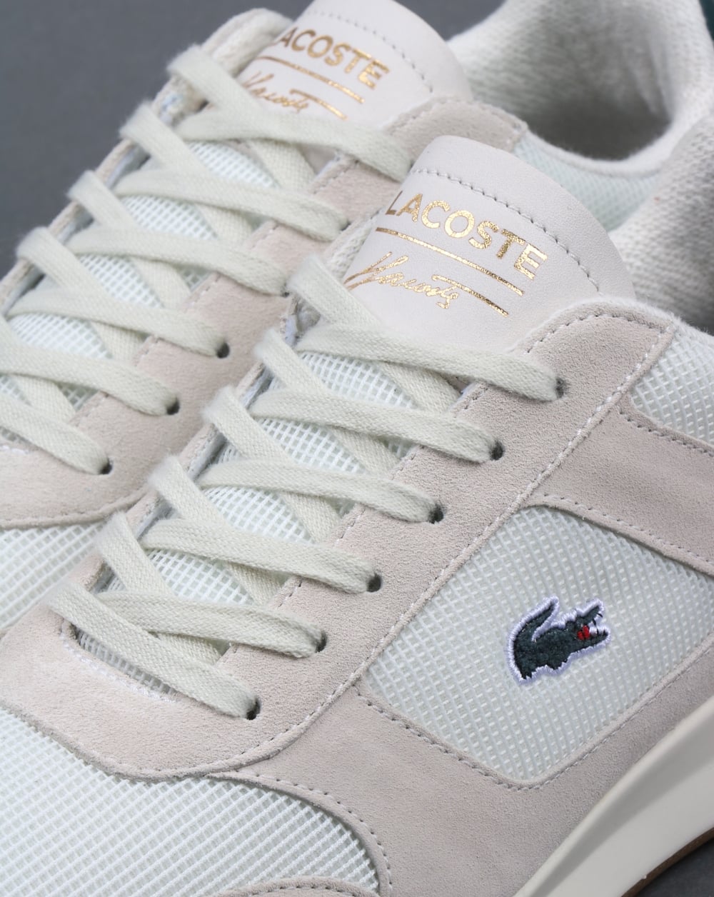 Lacoste Joggeur Trainers Off White/Green