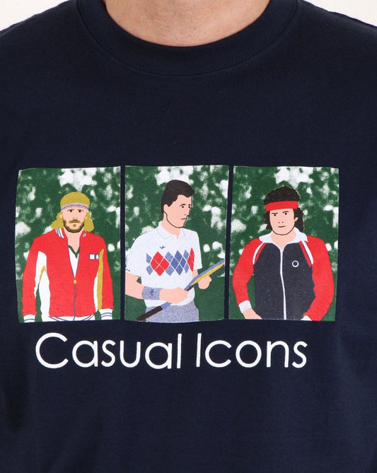 80s Casual Classics Casual Icons T Shirt Navy