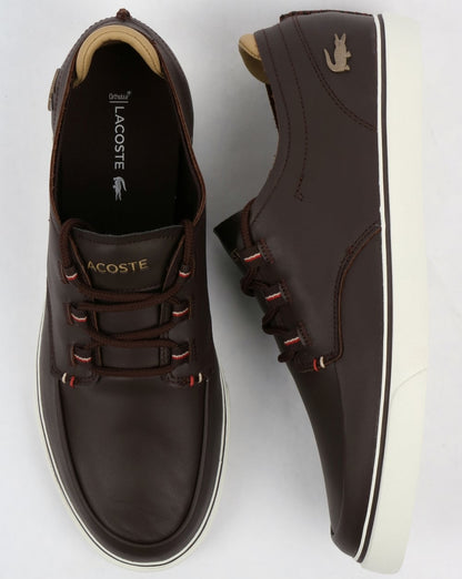 Lacoste Esparre Deck Shoe Brown/Light Tan