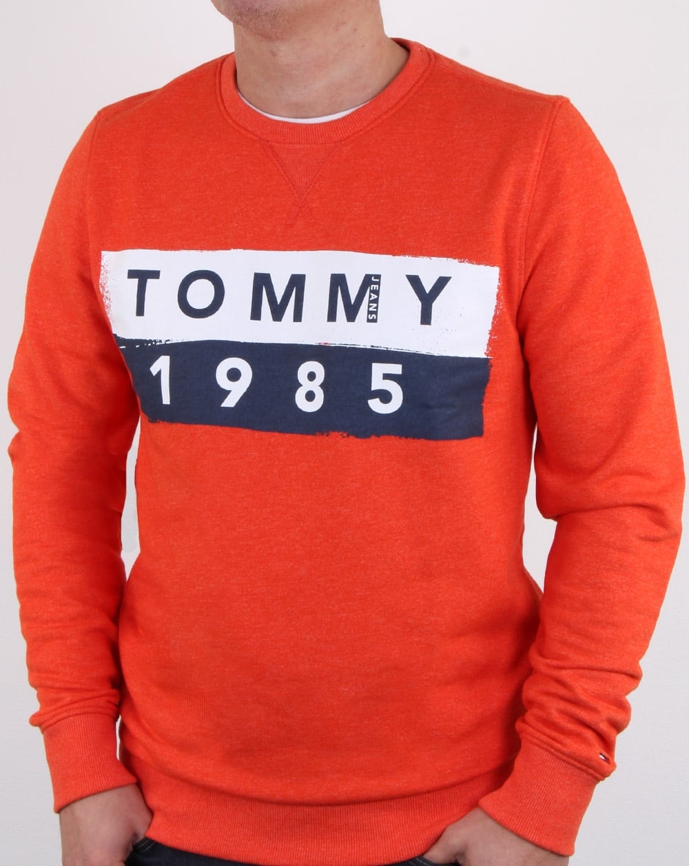 Tommy Hilfiger 1985 Logo Sweatshirt Orange