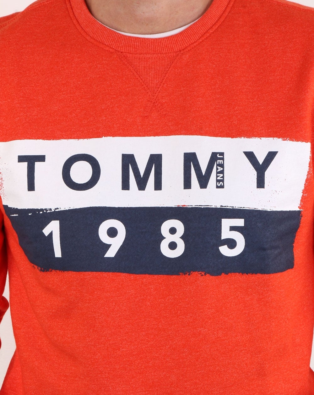 Tommy Hilfiger 1985 Logo Sweatshirt Orange