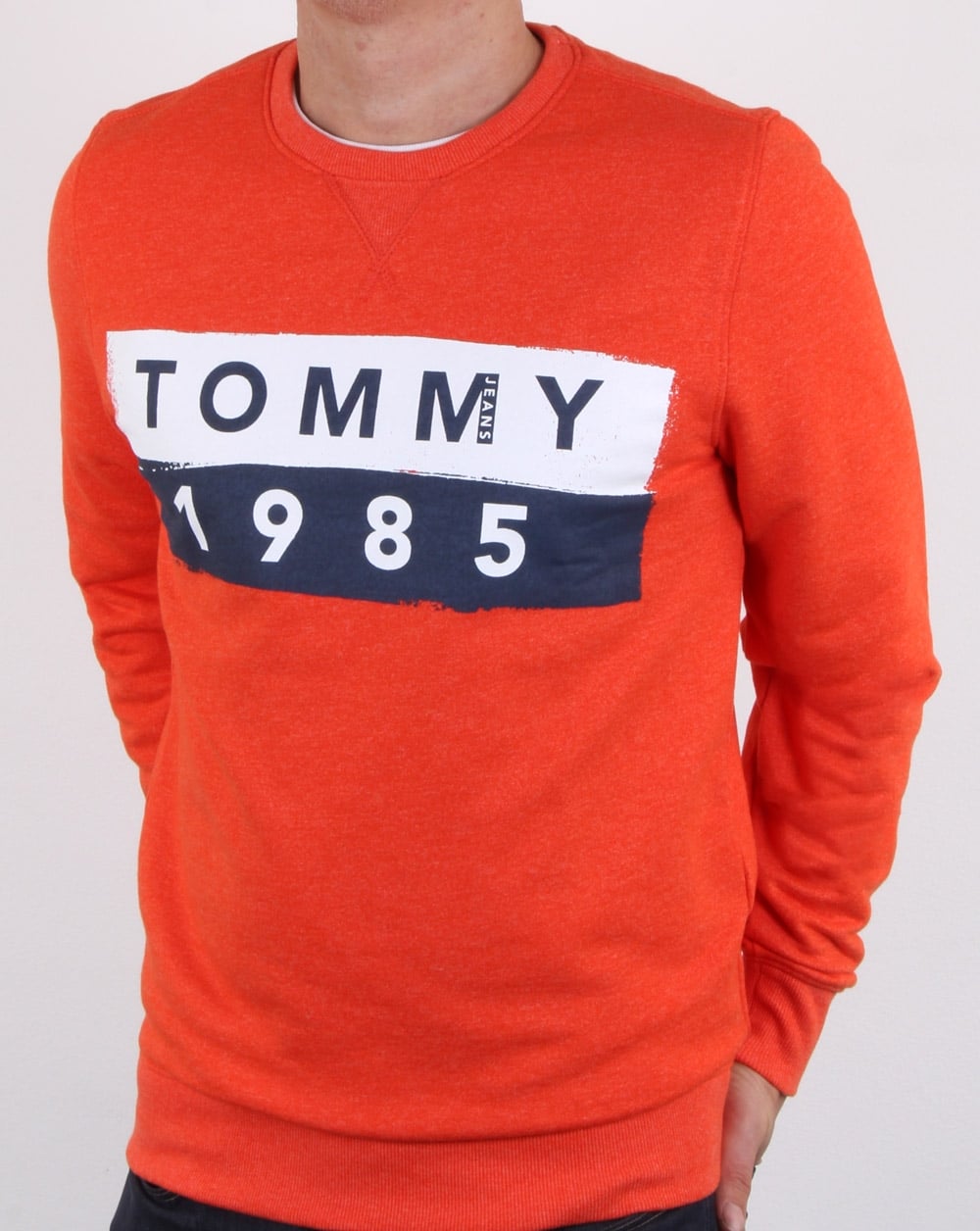 Tommy Hilfiger 1985 Logo Sweatshirt Orange