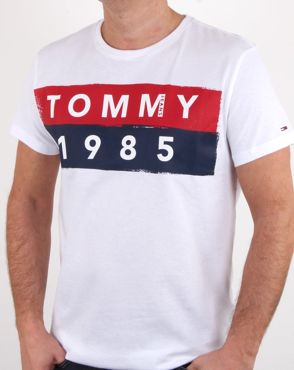 Tommy Hilfiger 1985 Logo T Shirt White