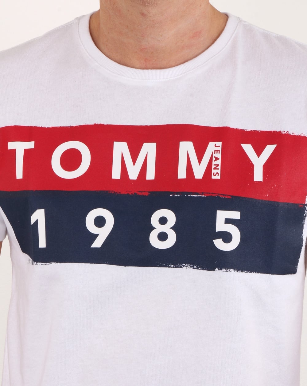 Tommy Hilfiger 1985 Logo T Shirt White
