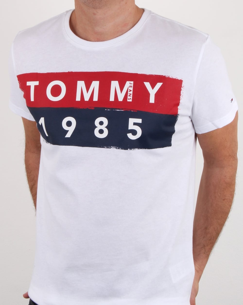 Tommy Hilfiger 1985 Logo T Shirt White