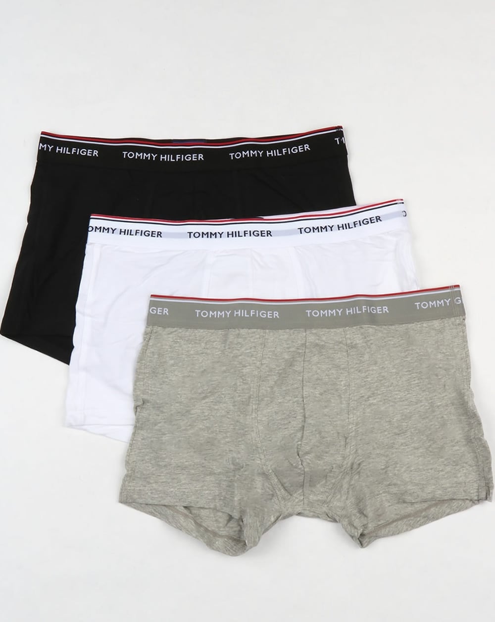 Tommy Hilfiger 3 Pack Boxer Shorts Black/White/Grey