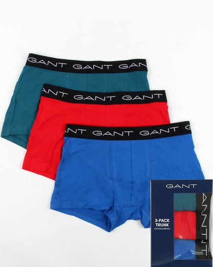 Gant 3 Pack Cotton Boxer Shorts Multi