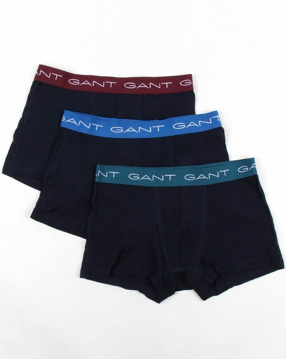 Gant 3 Pack Cotton Boxer Shorts Navy