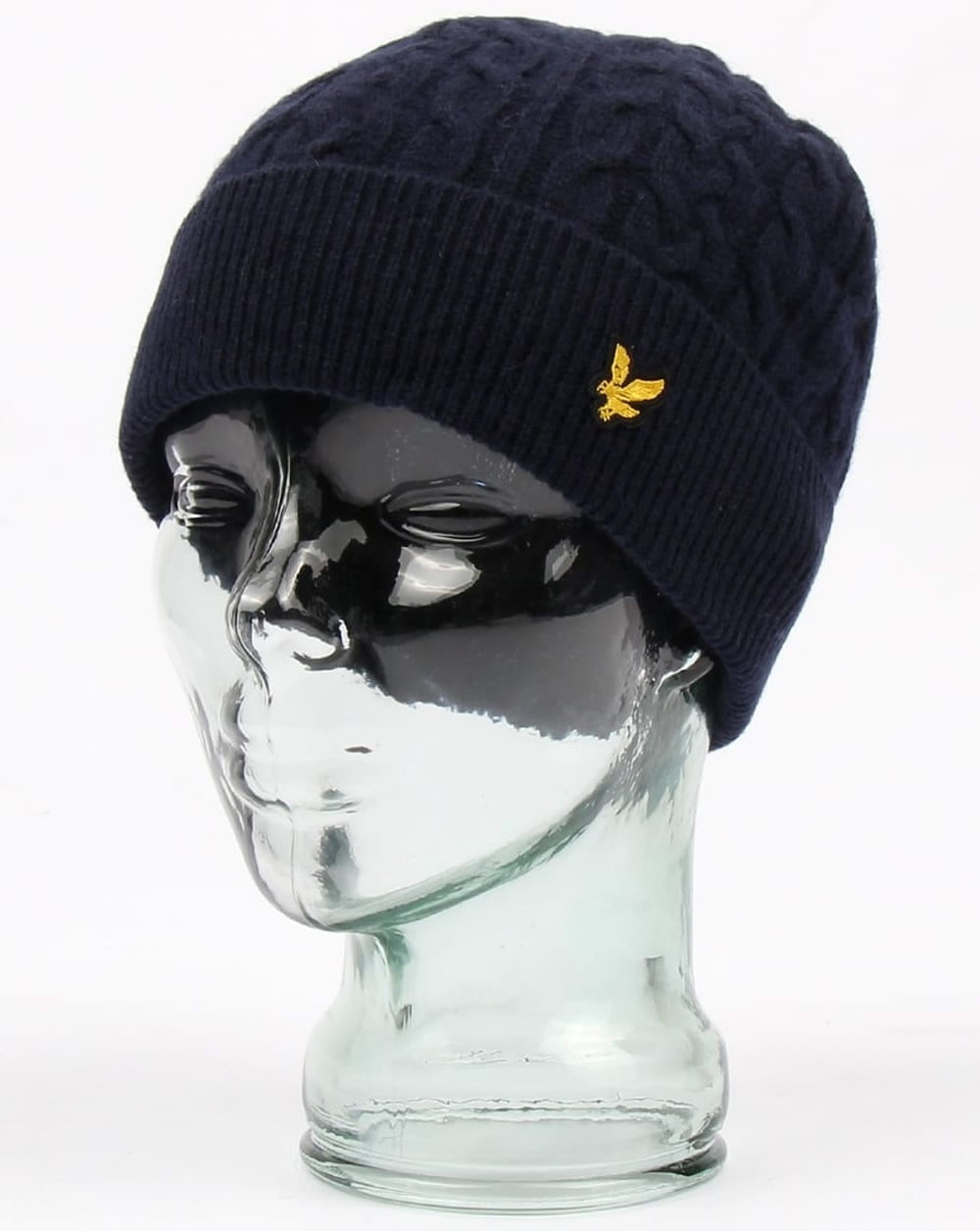 Lyle And Scott Cable Beanie Navy