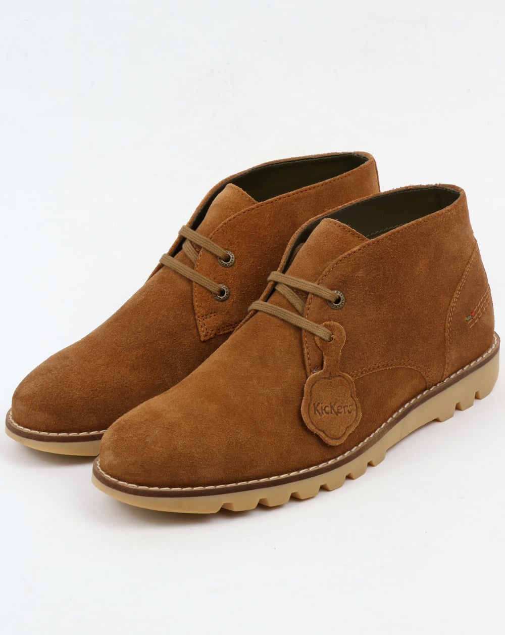 Kickers Kymbo Chukka Suede Boots Sand