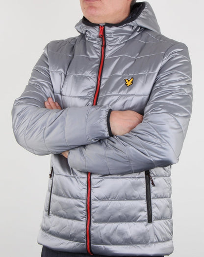 Lyle And Scott Cooke Insulated Foil Jacket Silver