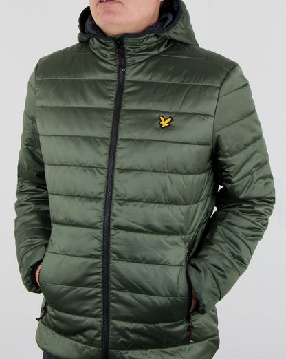 Lyle And Scott Cooke Insulated Foil Jacket Olive