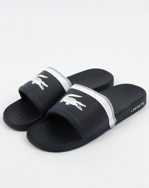 Lacoste Fraisier Pool Sliders Navy Blue