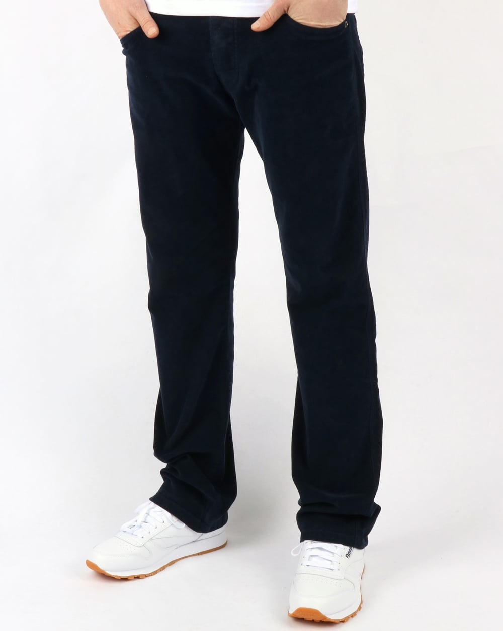 Lois Marvin Straight Needle Cords Navy
