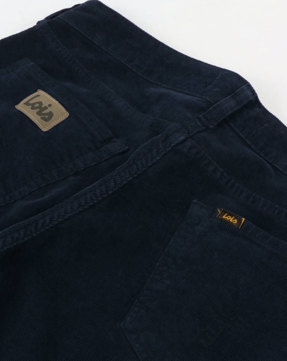 Lois Marvin Straight Needle Cords Navy