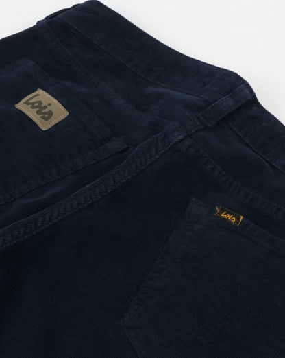 Lois Marvin Straight Needle Cords Navy