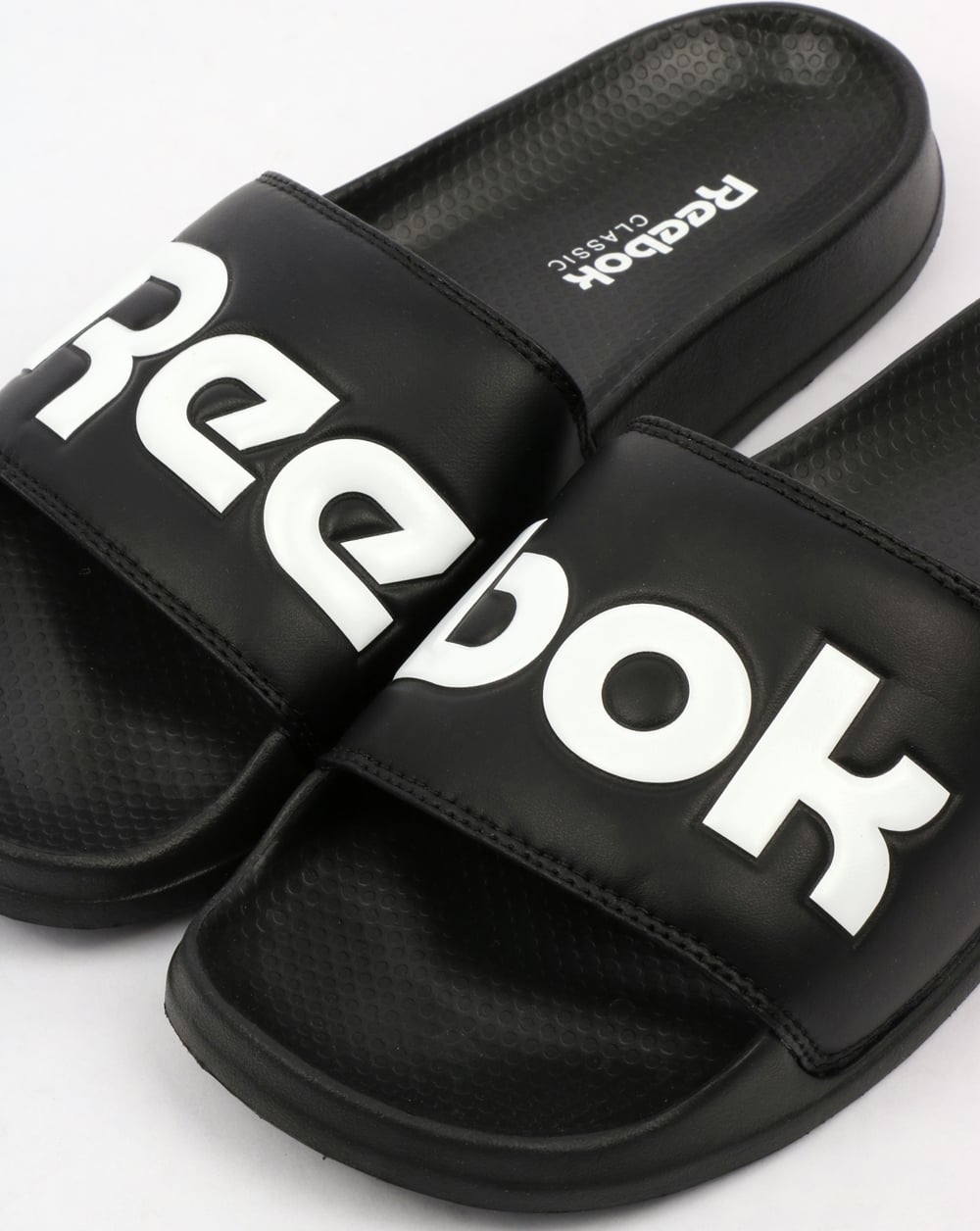 Reebok Classic Logo Sliders Black