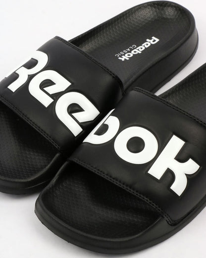 Reebok Classic Logo Sliders Black