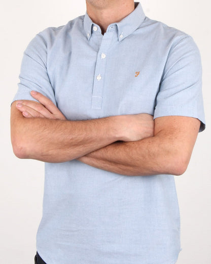 Farah Brewer Shirt Sapphire