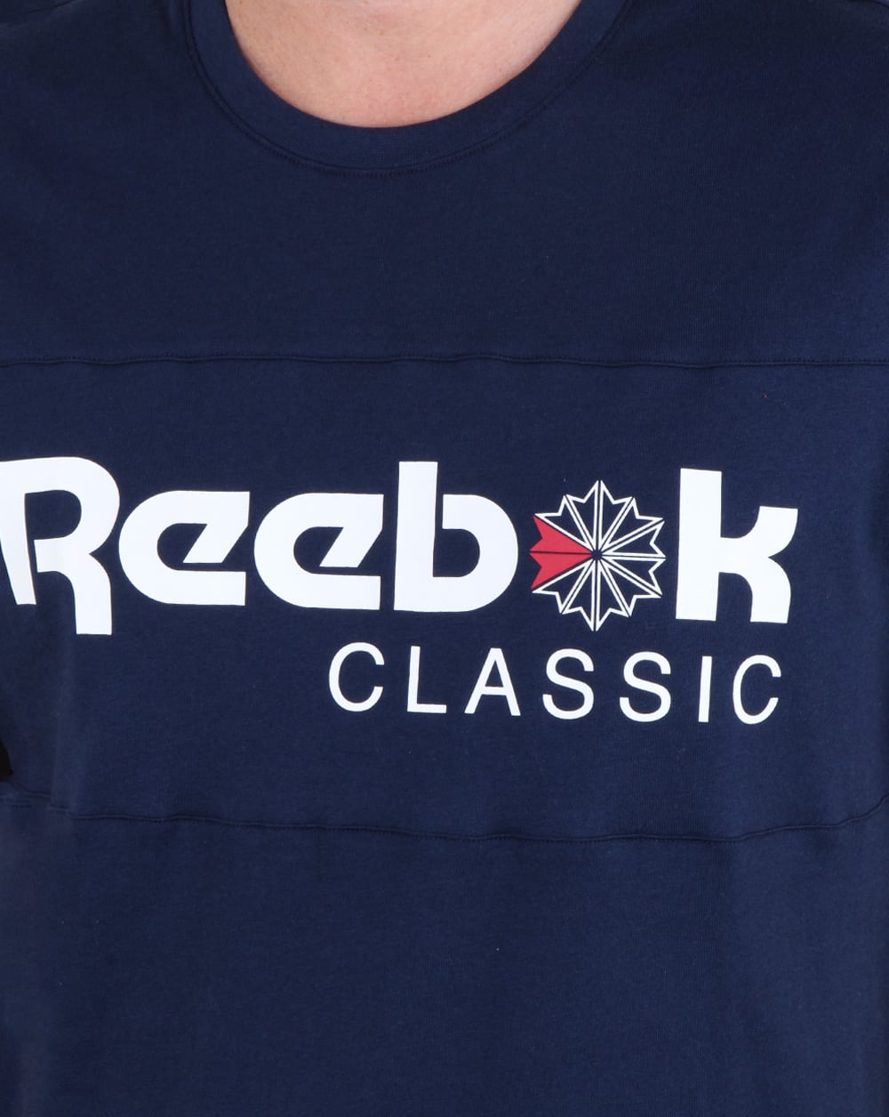 Reebok Franchise Iconic T Shirt Navy