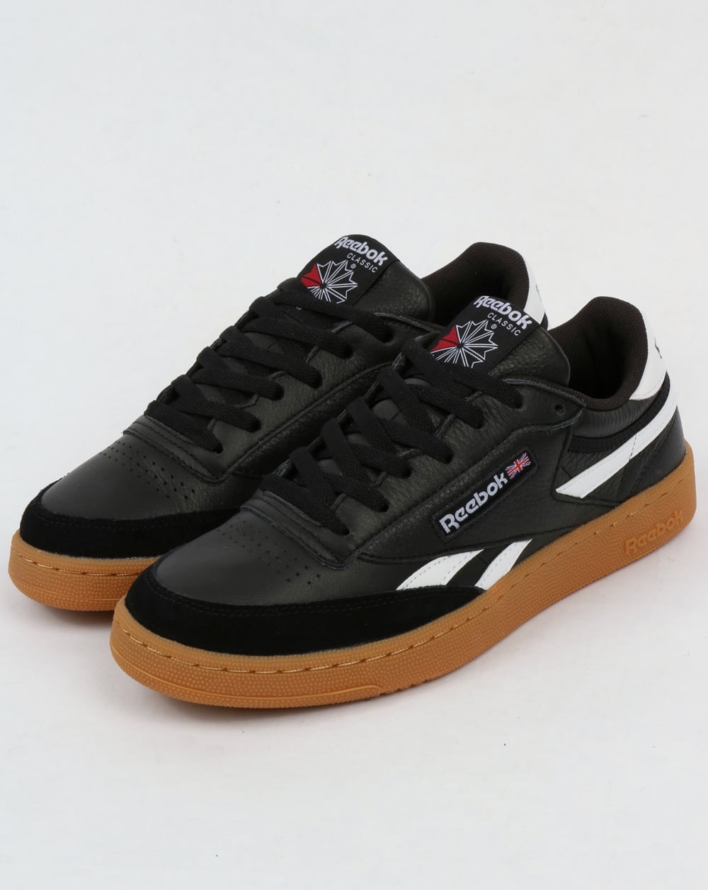 Reebok Revenge Plus Gum Trainers Black/White/Gum