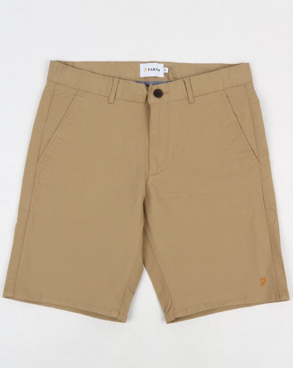 Farah Hawk Chino Twill Shorts Light Sand