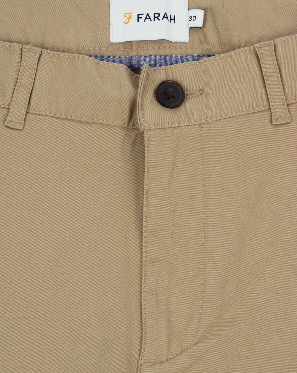 Farah Hawk Chino Twill Shorts Light Sand