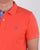 Gant Contrast Collar Polo Shirt Strong Coral