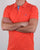 Gant Contrast Collar Polo Shirt Strong Coral