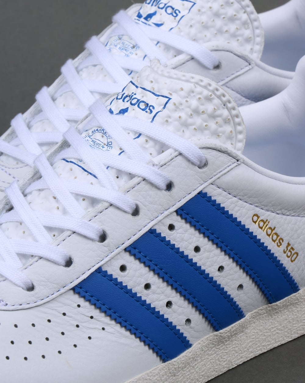 Adidas 350 Trainers White/Blue