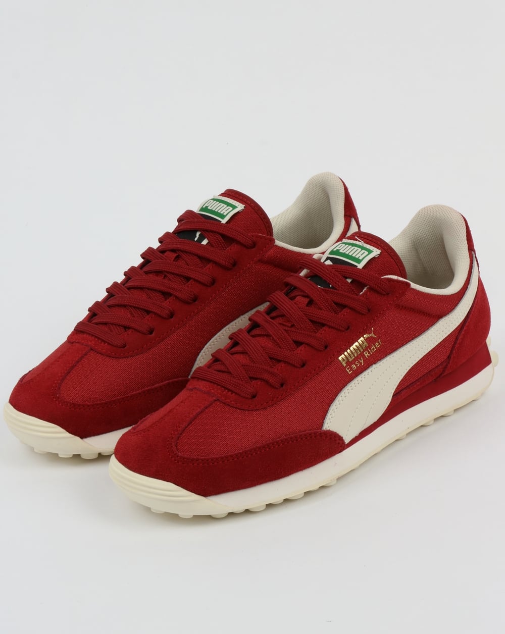 Puma Easy Rider Classic Trainers Red Dahlia/Whisper White