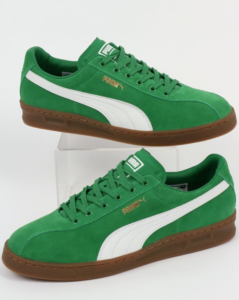 Puma TK Indoor Heritage Trainers Amazon Green