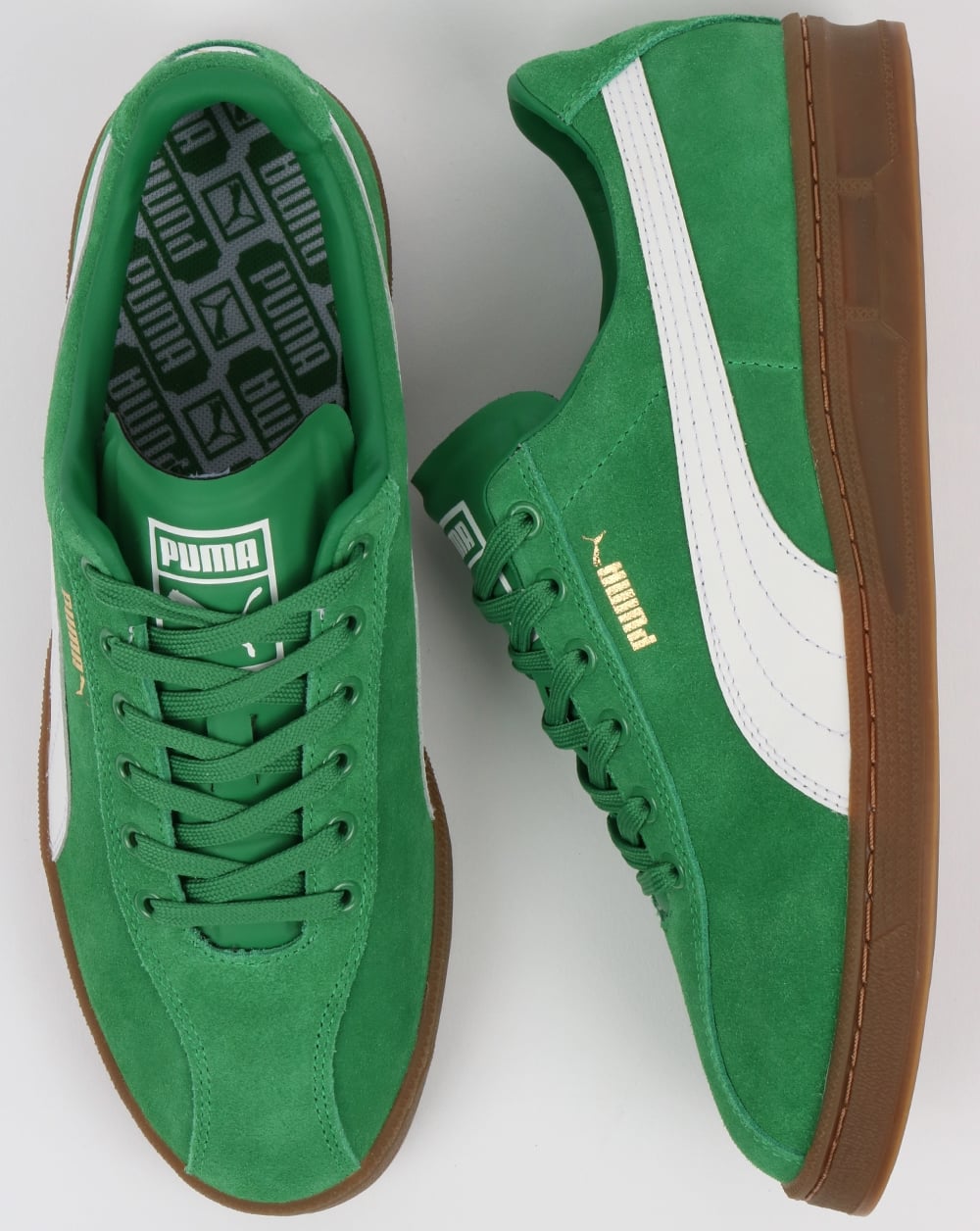 Puma TK Indoor Heritage Trainers Amazon Green