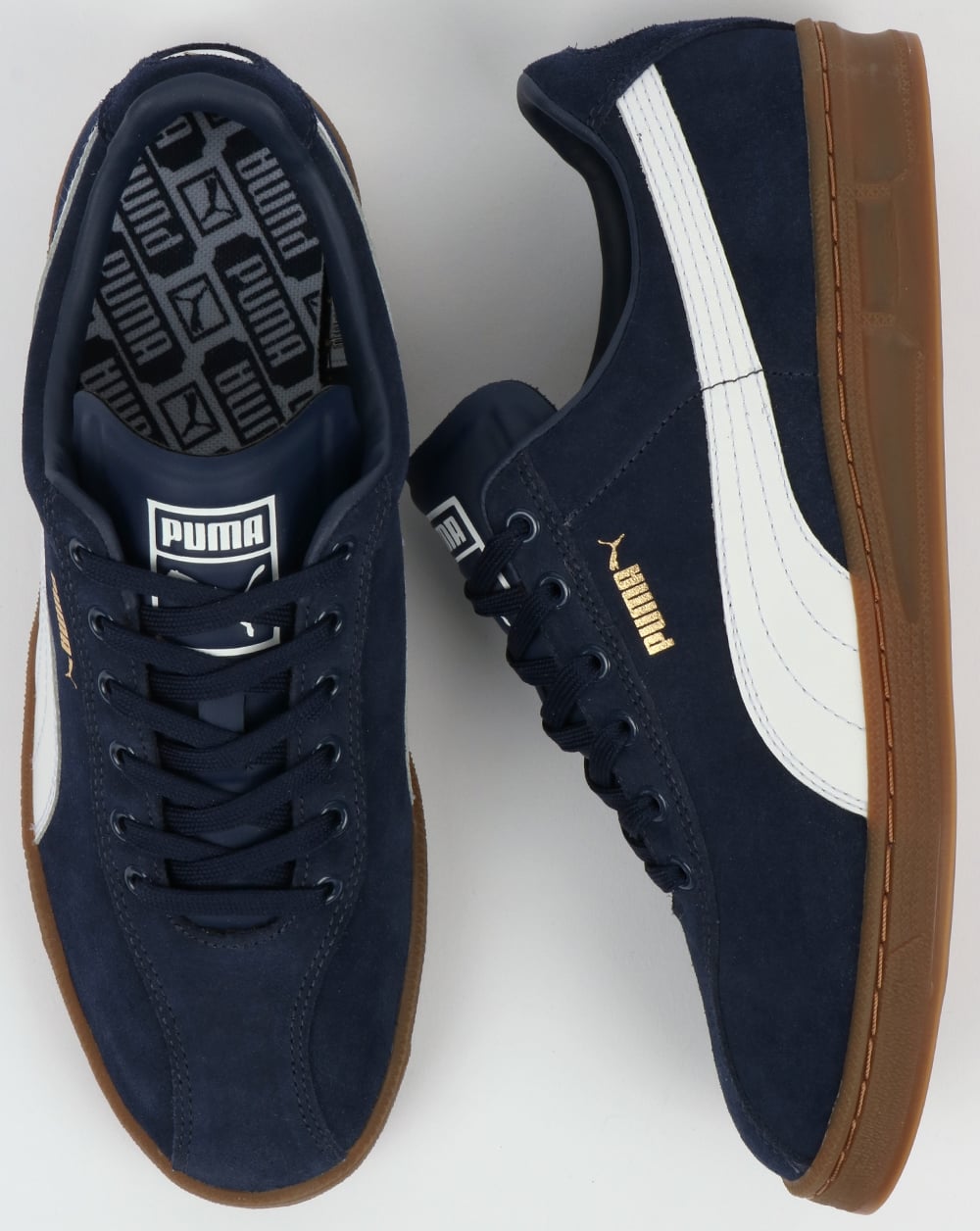 Puma TK Indoor Heritage Trainers Navy