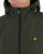 Lyle And Scott Zip Through Hooded Jacket Dark Sage