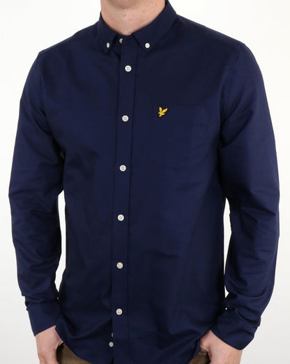 Lyle And Scott Oxford Shirt Navy
